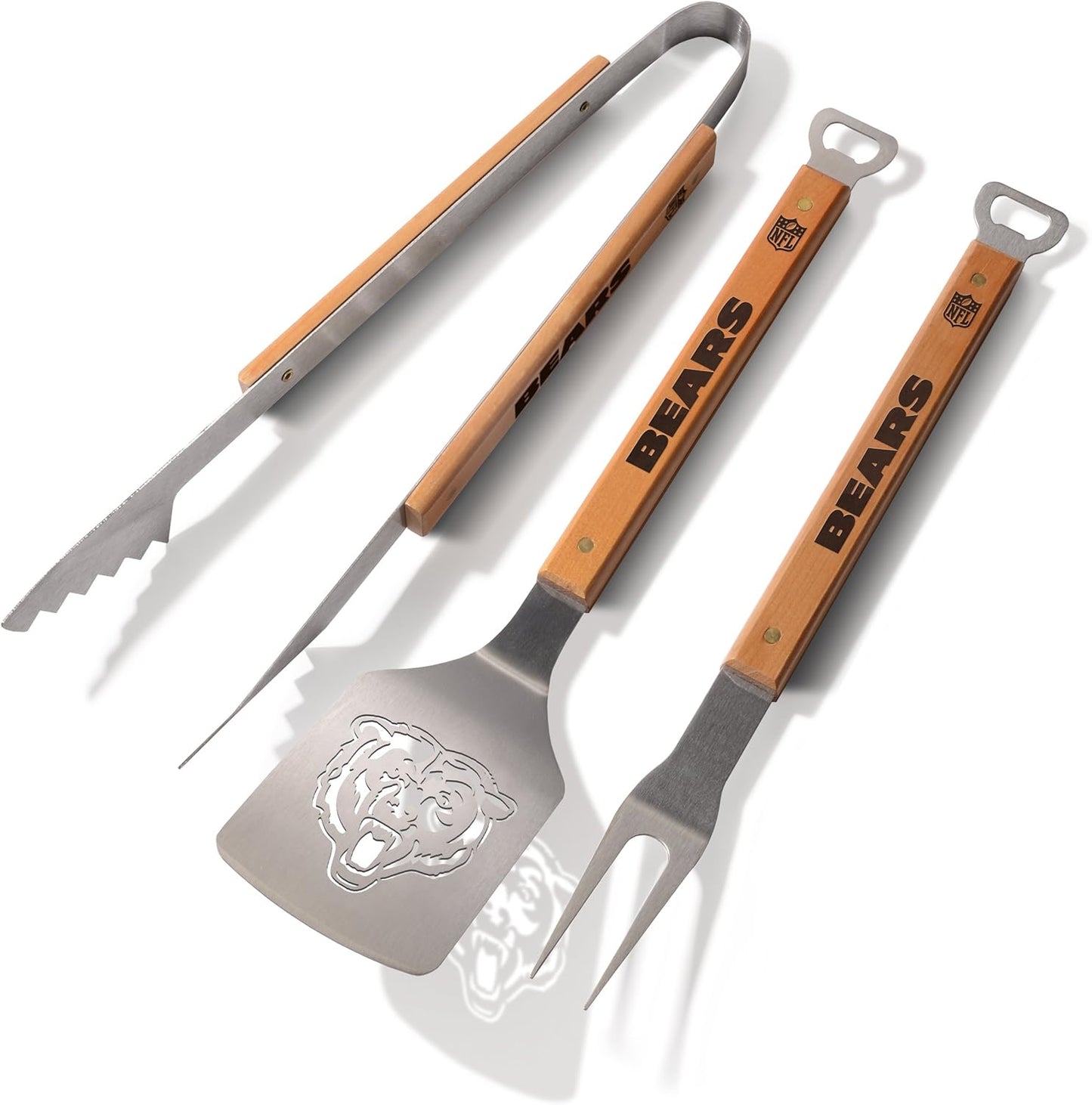 YouTheFan NFL Classic 3PC BBQ Grill Set for True Fans
