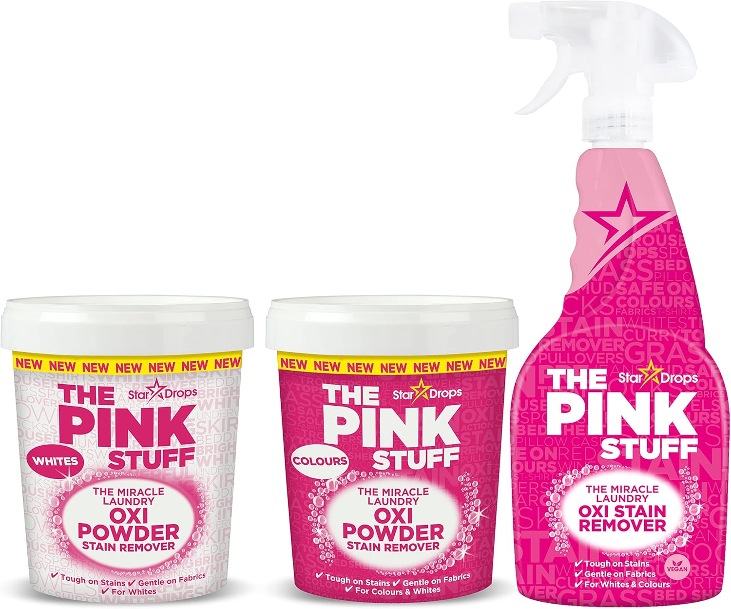 Stardrops Miracle Laundry Stain Remover Kit for Tough Stains