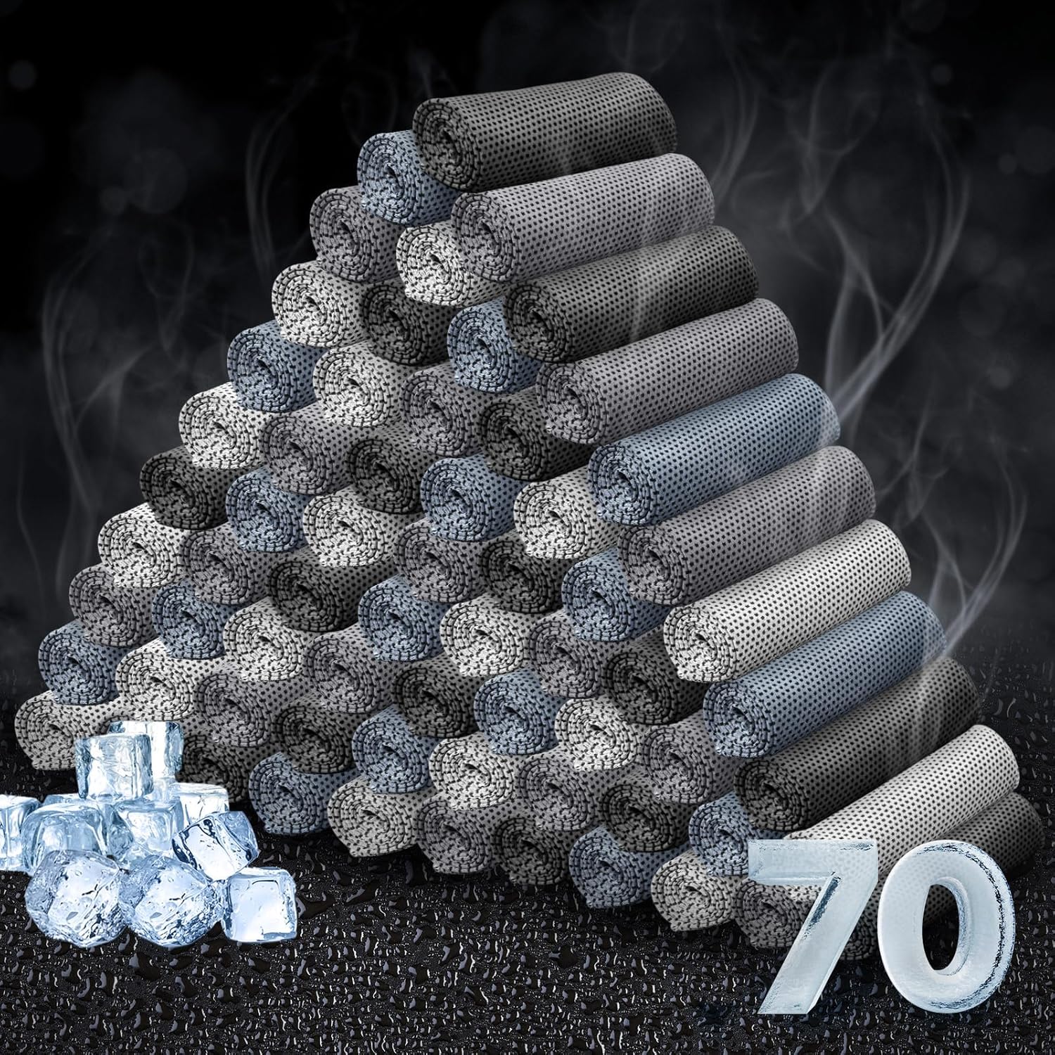 Honoson Cooling Towel Bulk for Gym, Yoga, Travel, and More