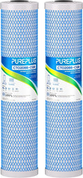 PUREPLUS 5 Micron 20 in x 4.5 in Whole House Activated Carbon Filter