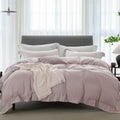 Cooling Full Duvet Cover Set 3 Pieces - Ultra Soft Washed Cotton Full