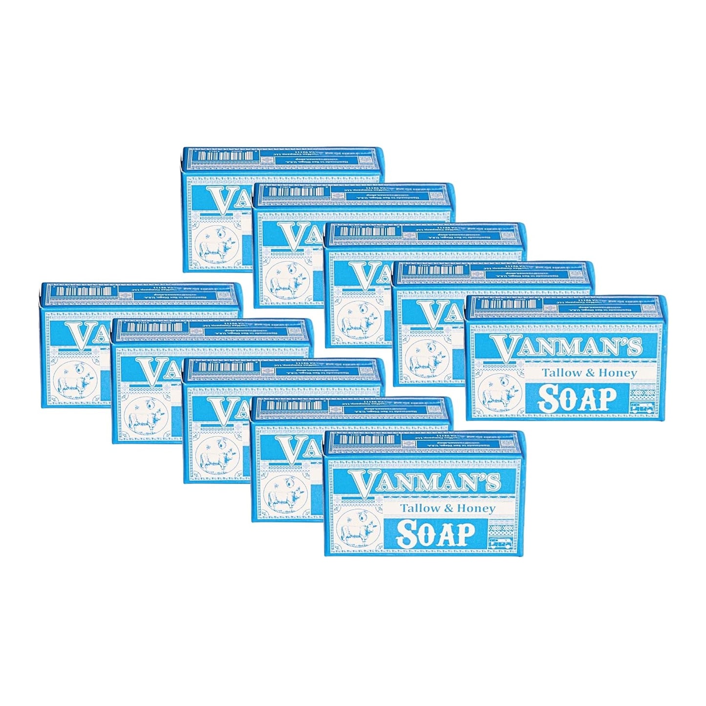 VanMan Beef Tallow and Honey Soap - Pure Grass-Fed Nourishment