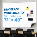 Magnetic Whiteboard Contact Paper 72 in x 48 in - Thick Self-Adhesive
