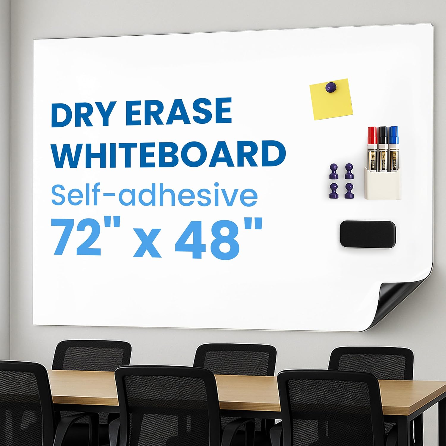 Magnetic Whiteboard Contact Paper for Easy Writing and Cleaning