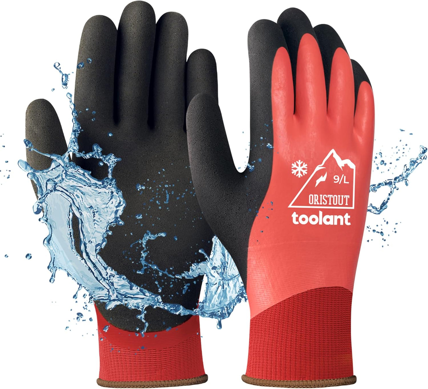 OriStout Thermal Waterproof Touchscreen Gloves - Superior Grip for Freezer Work