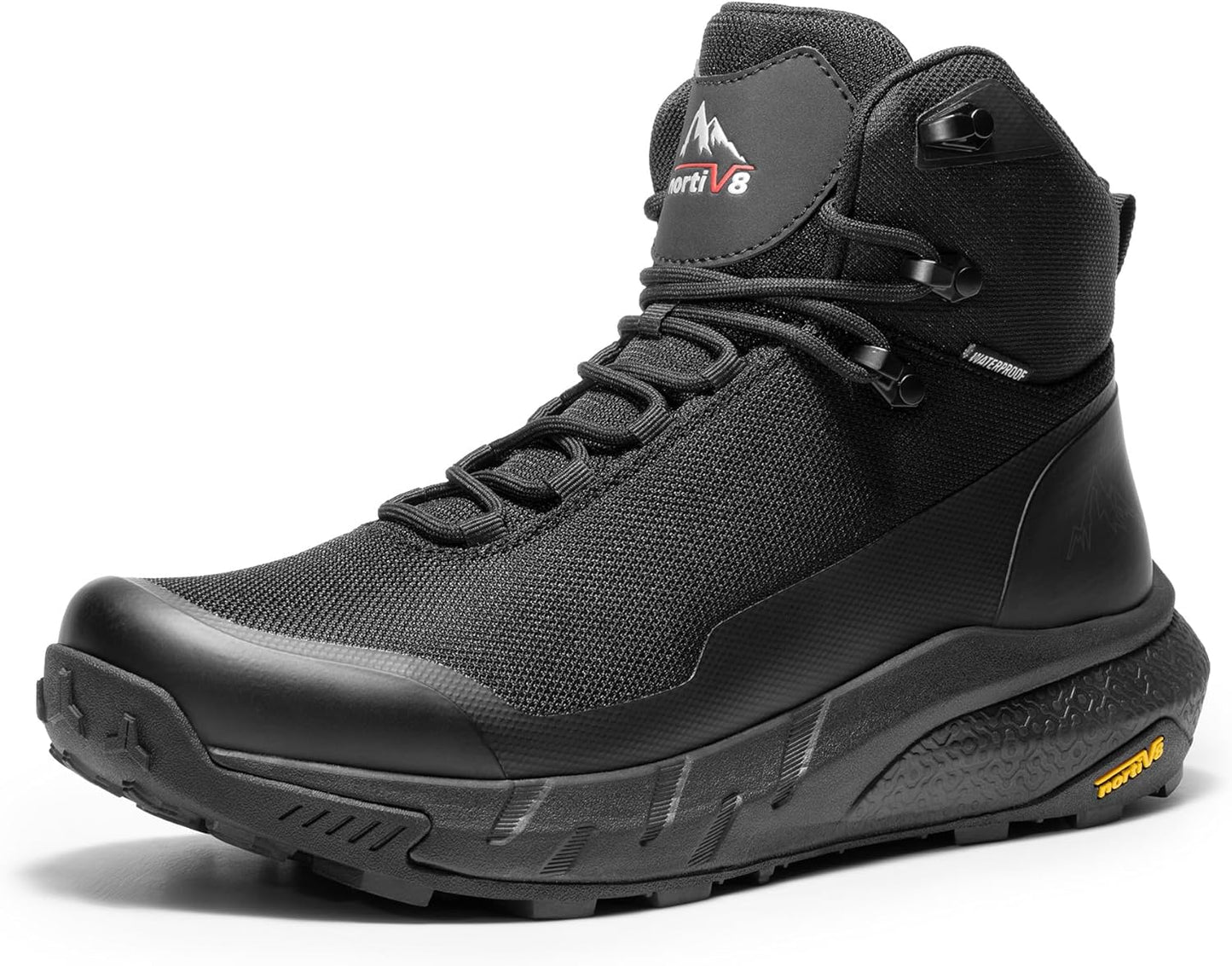 NORTIV 8 Men's Mid Waterproof Hiking Boots for Outdoor Adventures