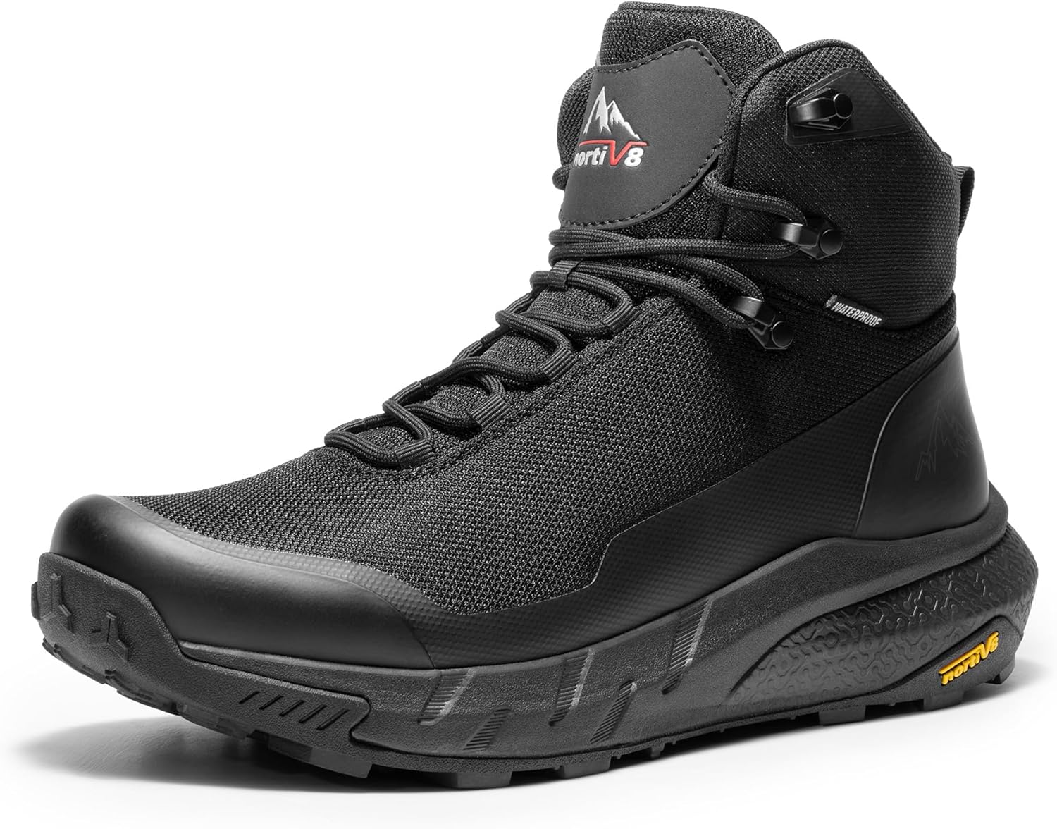 NORTIV 8 Men's Mid Waterproof Hiking Boots for Outdoor Adventures