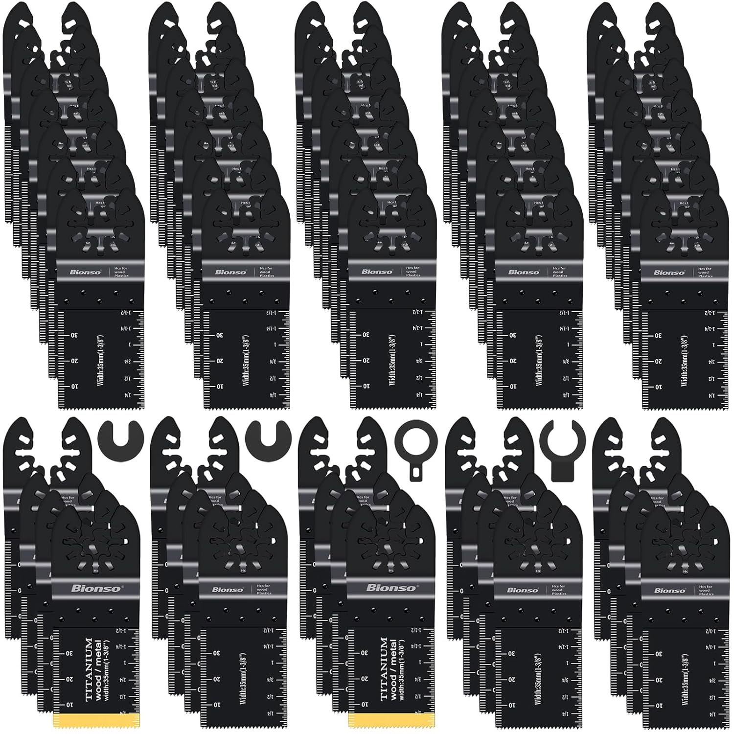 Professional 55PCS Oscillating Saw Blades for Multitools