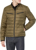 Andrew Marc Men's Packable Puffer Jacket - Water Resistant Warmth