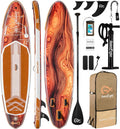 Inflatable 11ft Stand Up Paddle Board - Wide Stable SUP for Travel