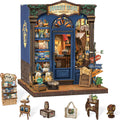 Cutefun Book Nook Kit Journey Trace Bookshop - DIY Miniature Shelf