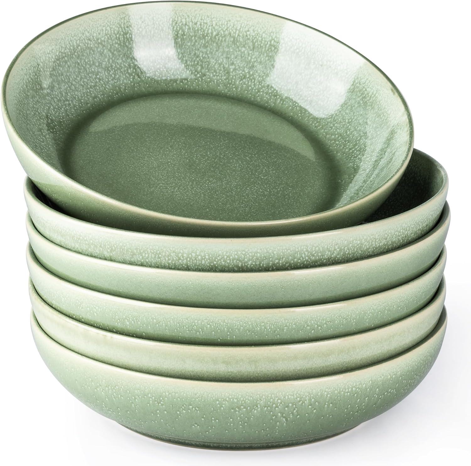 AmorArc 8.5ft' Large Ceramic Pasta Bowls Set for Kitchen Use