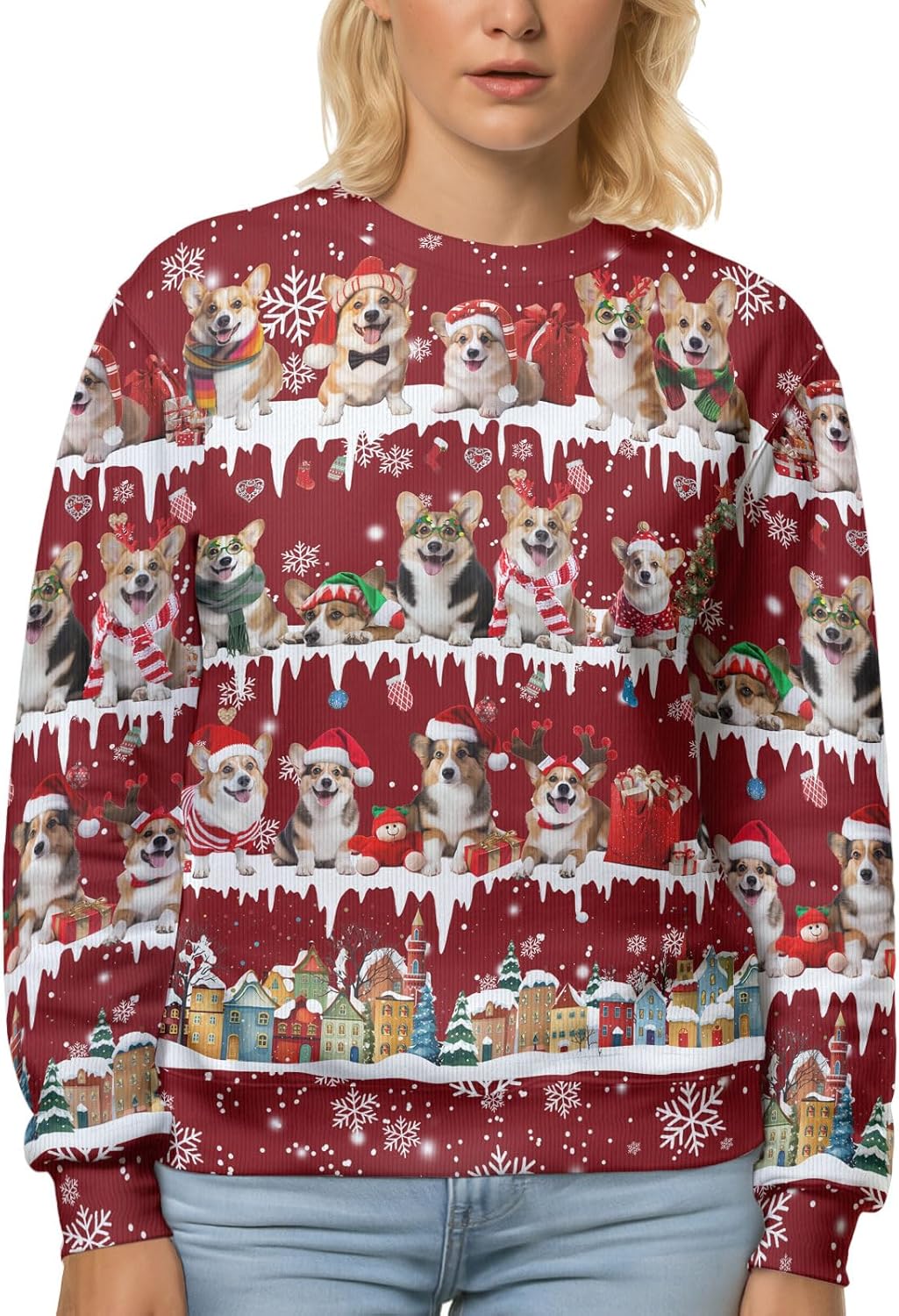 Funny Pet Knit Christmas Sweater for Pet Lovers and Friends