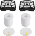 2 HEPA + 2 Foam Felt Filter Kit for Shark NV500 NV501 NV505 - Replace
