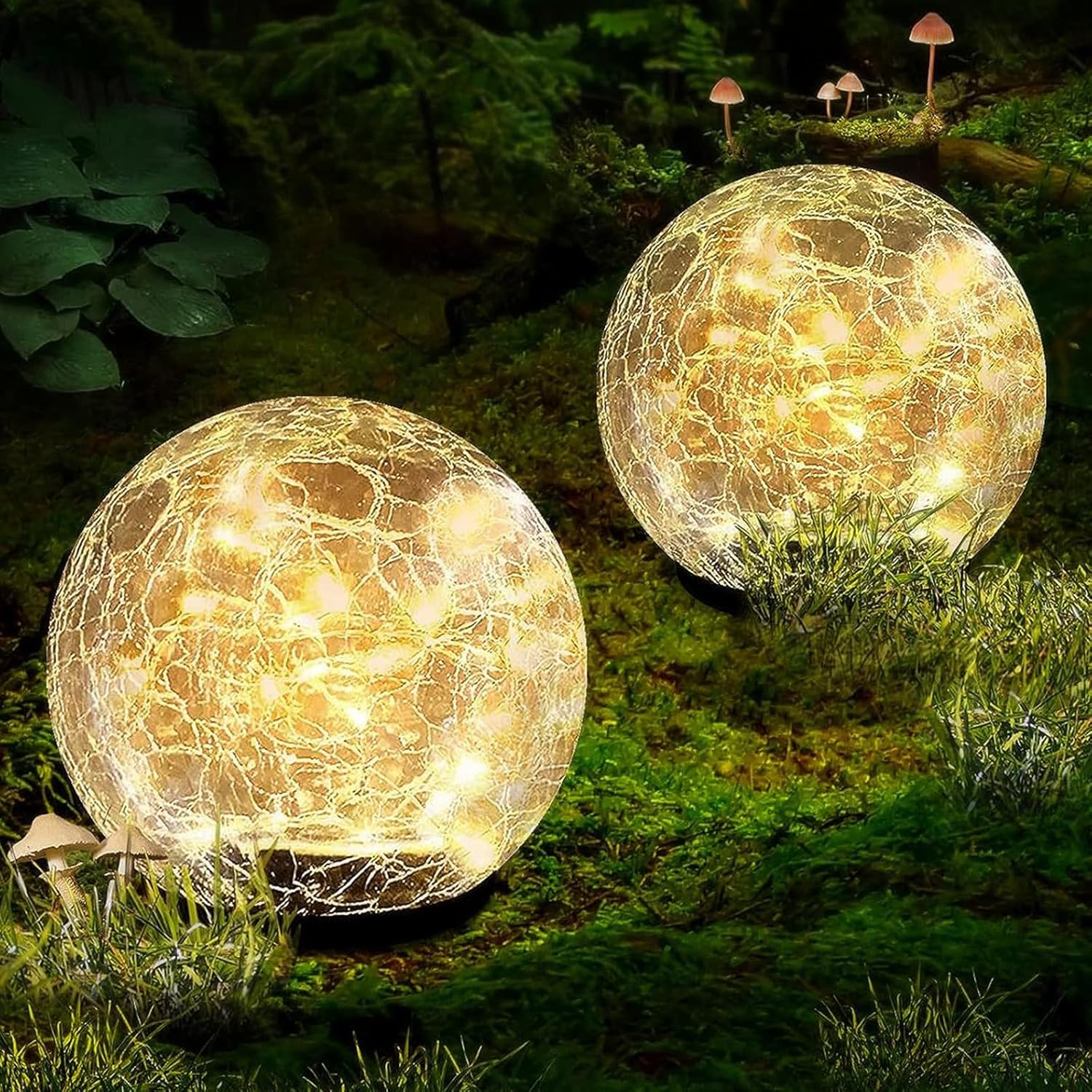 Garden Solar Ball Lights Outdoor Waterproof for Path Yard