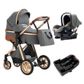 Baby Stroller 3-in-1 Travel System - One Click Folding and SUV