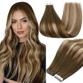 Full Shine Invisible Tape in Hair Extensions for Natural Look
