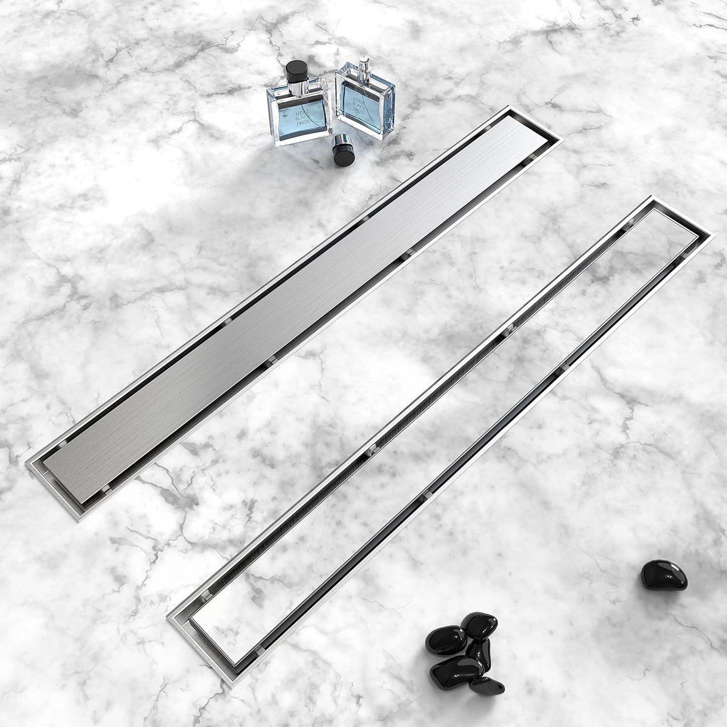Tile Insert Linear Shower Drain 36 Inch for Modern Bathrooms