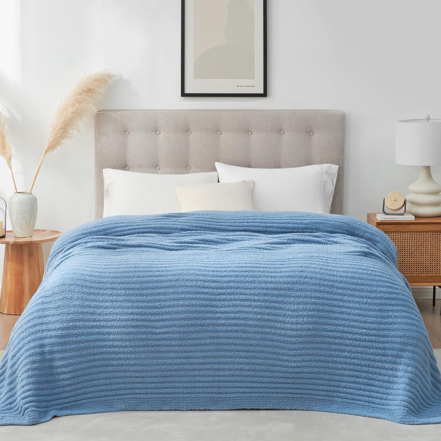Snuggle Sac Queen Size Blanket for Bed - Soft Luxurious Comfort