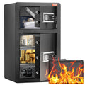 VEVOR Double Doors 4.5 cu.ft Safe Box with Key Lock & Password