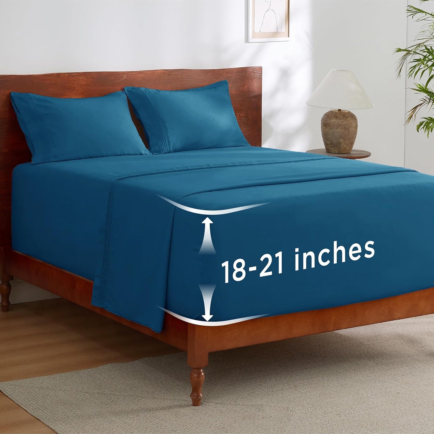 Deep Pocket Queen Sheets Set for Ultimate Comfort and Fit