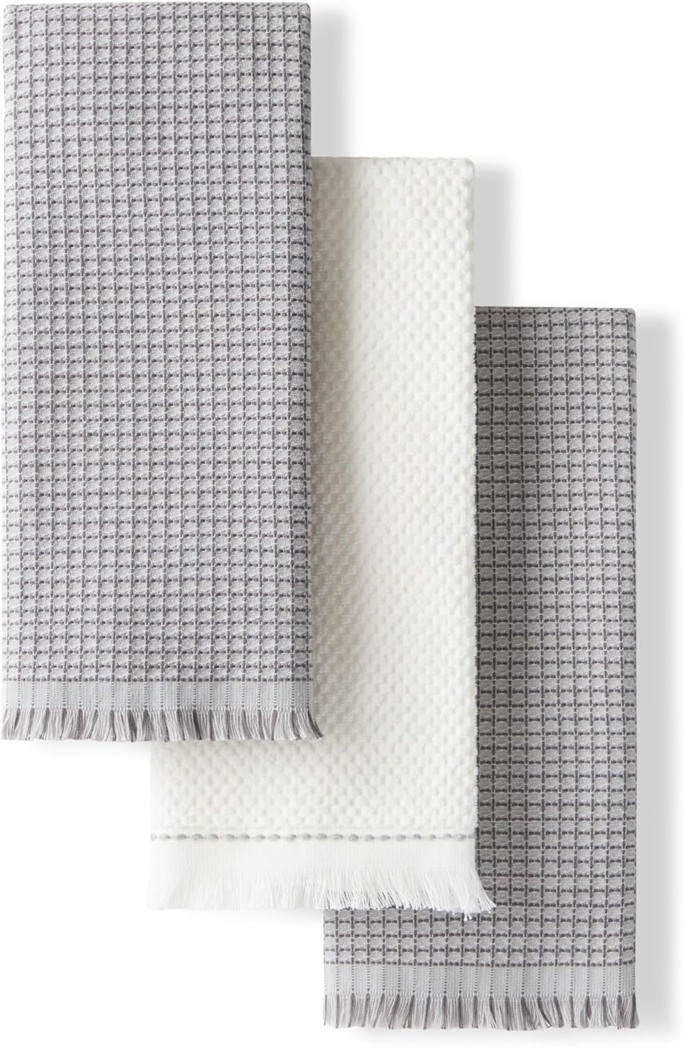 Kitchen Towels 3-Pack Set by KitchenAid - Absorbent Cotton Design