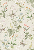 Vintage Floral Peel and Stick Wallpaper Beige Wildflowers - Renter
