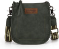 Wrangler Small Crossbody Bag for Women Western PU Leather Shoulder