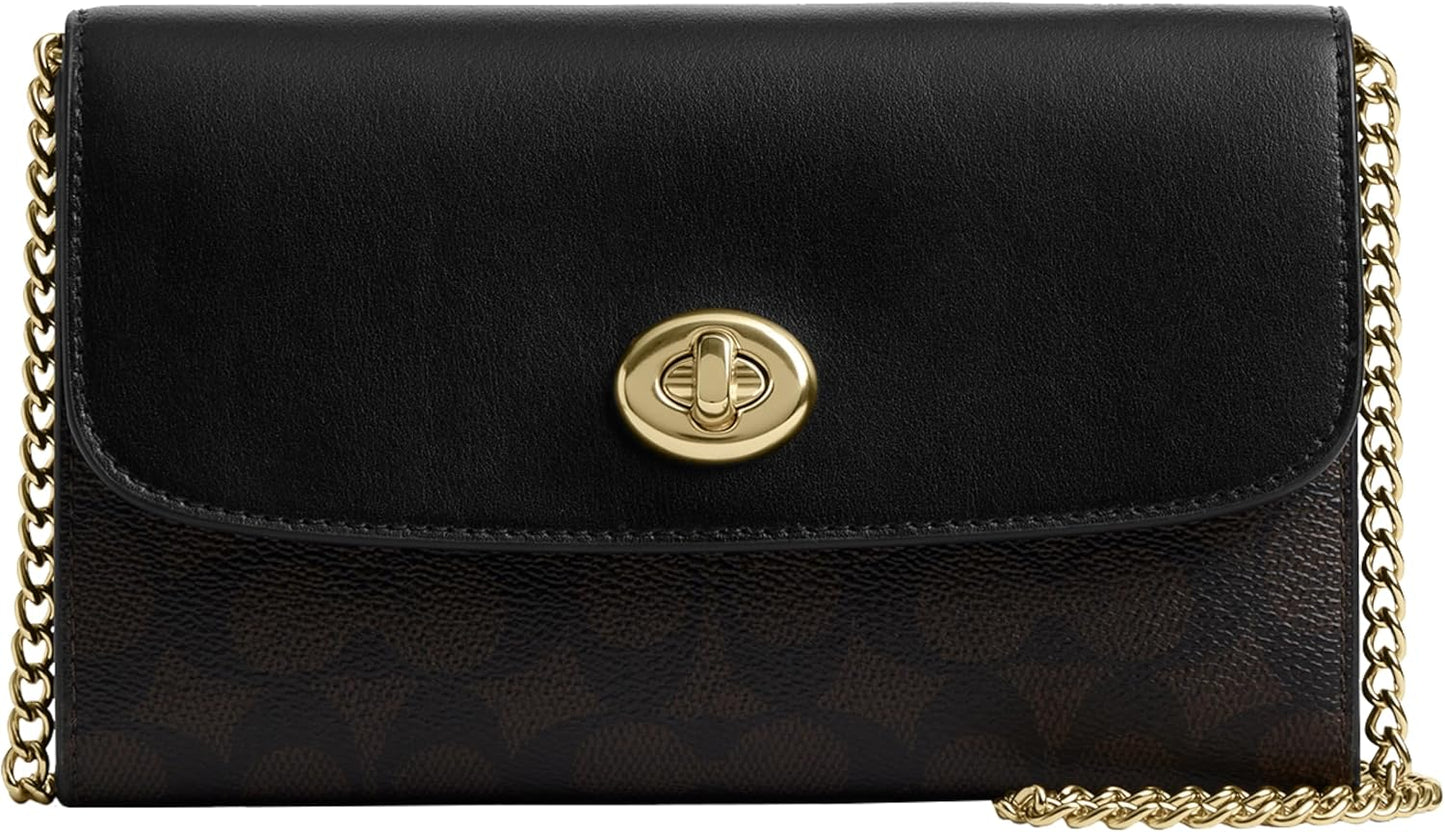 Coach Chain Crossbody in Signature Canvas for Everyday Style