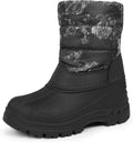 Kids Snow Boots Waterproof for Toddler Warm Fur Lined - Easy On/Off