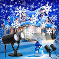 2025 Upgraded Double Head Christmas Snowflake Projector Lights - Wide