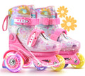 Unicorn Toddler Roller Skates - Adjustable Light-Up Wheels
