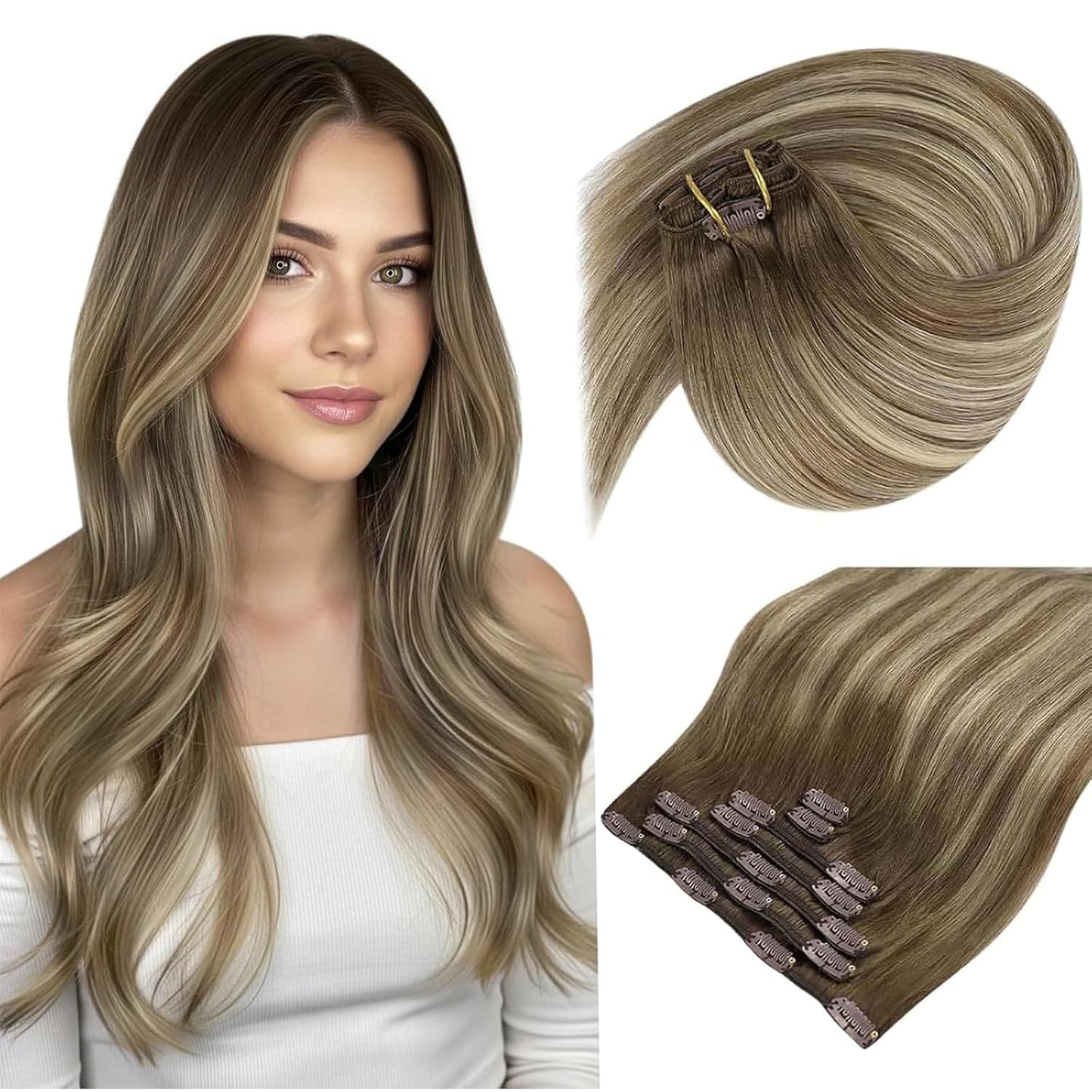 Sunny Hair Clip in Hair Extensions for Natural Look and Comfort