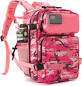QT&QY Military Tactical Backpack 25L/45L - Durable Molle Daypack