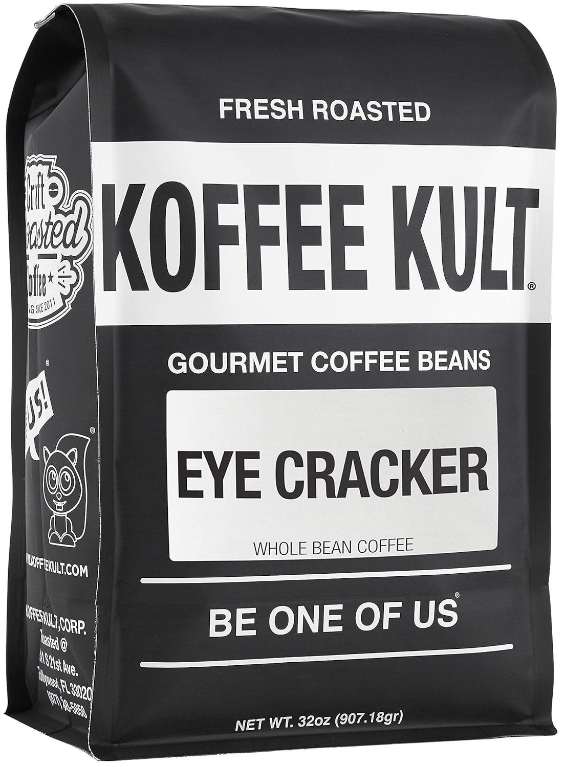 Koffee Kult Eye Cracker Espresso Coffee Beans - Bold Medium Roast