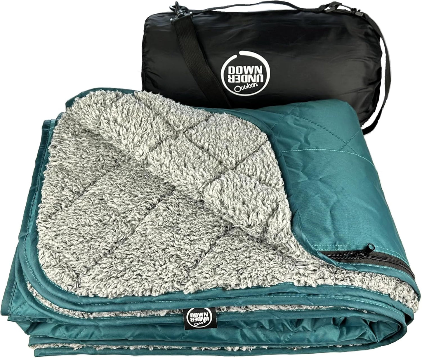 Large Waterproof Windproof Extra Thick Quilted Fleece Blanket