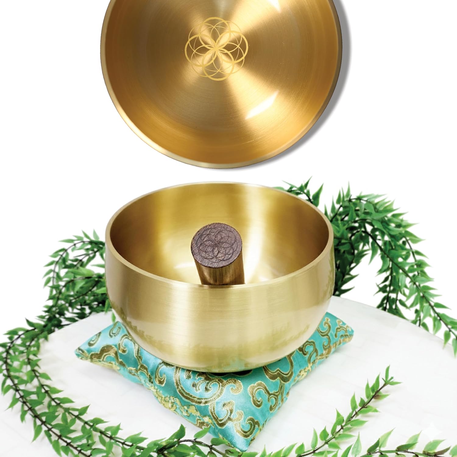 ZENPROSPERA Tibetan Singing Bowl Set for Meditation & Relaxation