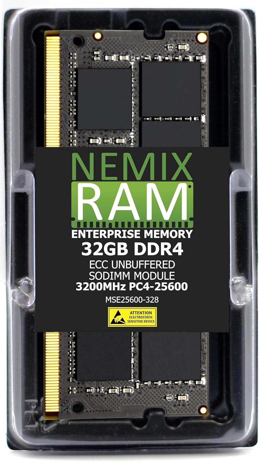 NEMIX RAM 32GB DDR4 3200MHZ SODIMM for Enhanced Performance