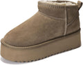 Project Cloud 100% Genuine Suede Ankle Boots for Women