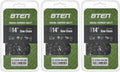 8TEN Semi Chisel 14 in Chainsaw Chain 48DL.050 3/8 LP - 3 Pack