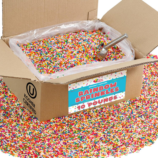 Rainbow Sprinkles Bulk - Perfect for Bakeries & Ice Cream Shops