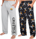 One Piece 2 Pack Pajama Pants for Men - Comfortable Lounge Sleepwear