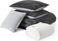 UGG Comforter Set 5 Piece King - Reversible Fluffy Luxury