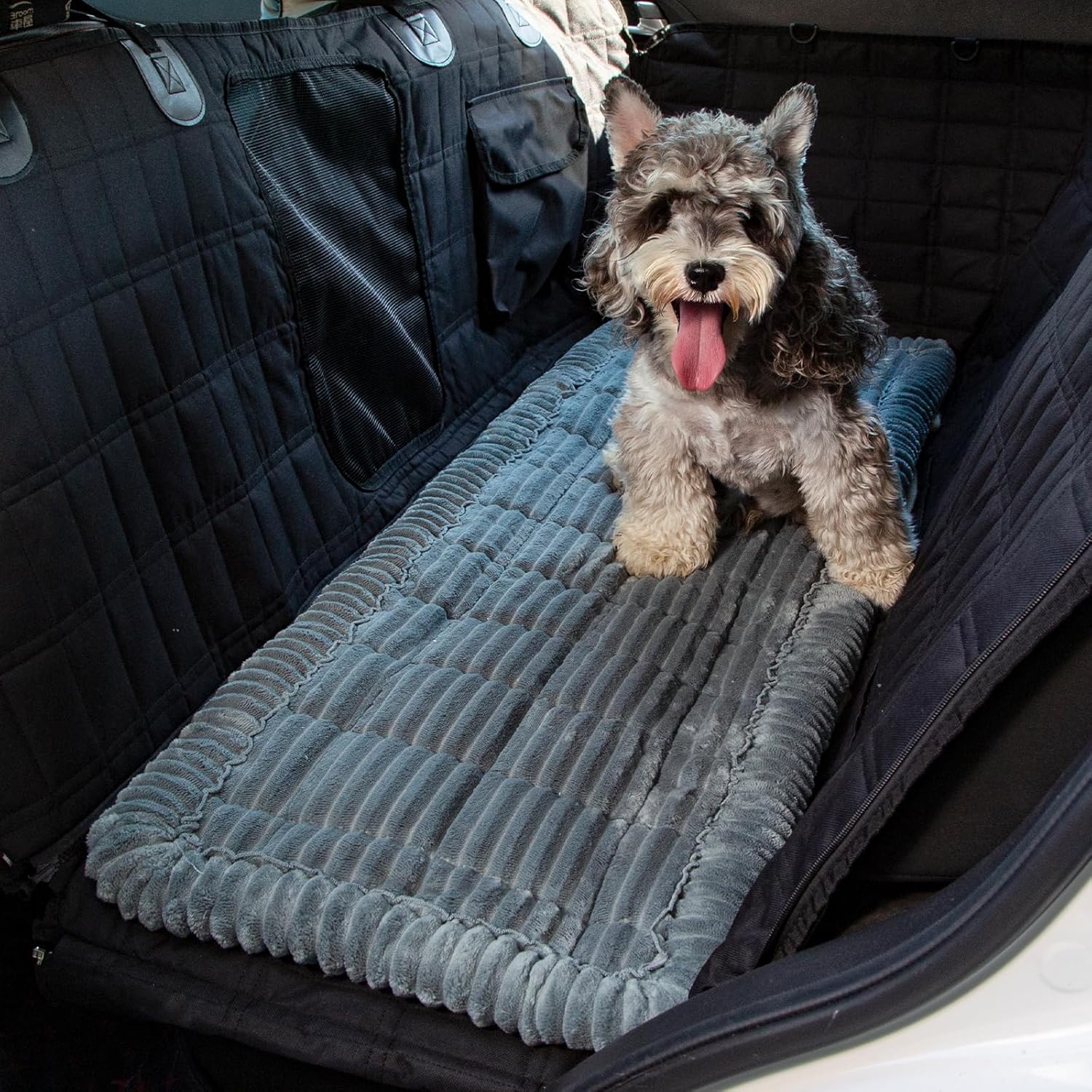 Dog Bed for Car Travel, Large Washable Non-Slip Mat for Pets