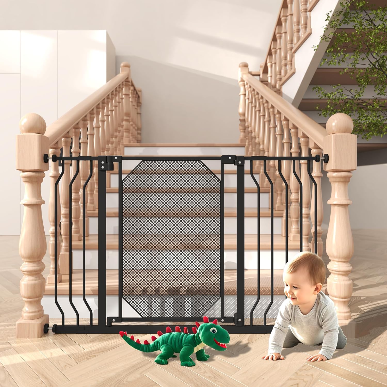 30-47.6in Baby Gate for Stairs & Doorways - Safety Gate