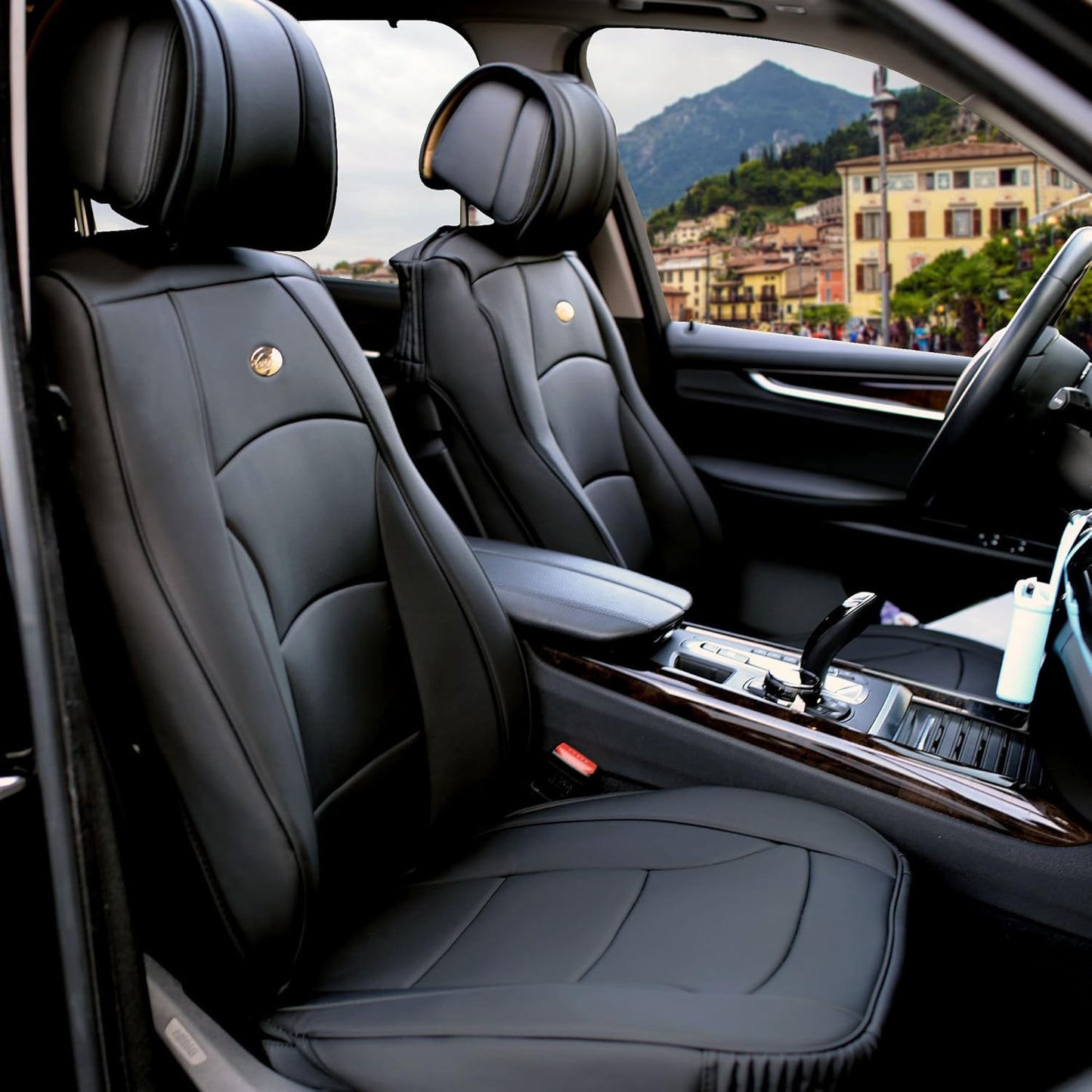 Faux Leather Car Seat Covers for SUV and Sedan - Universal Fit
