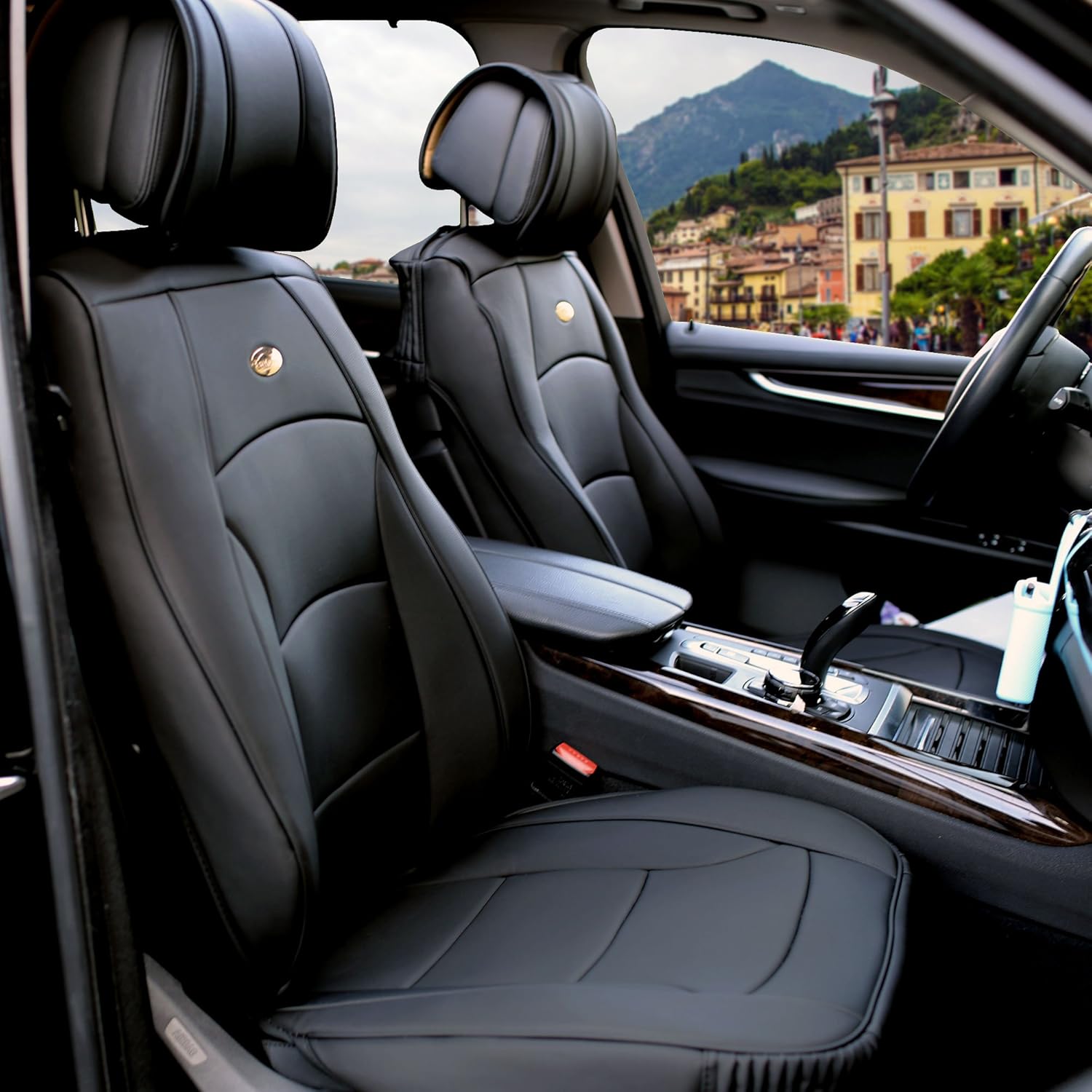 Faux Leather Car Seat Covers for SUV and Sedan - Universal Fit
