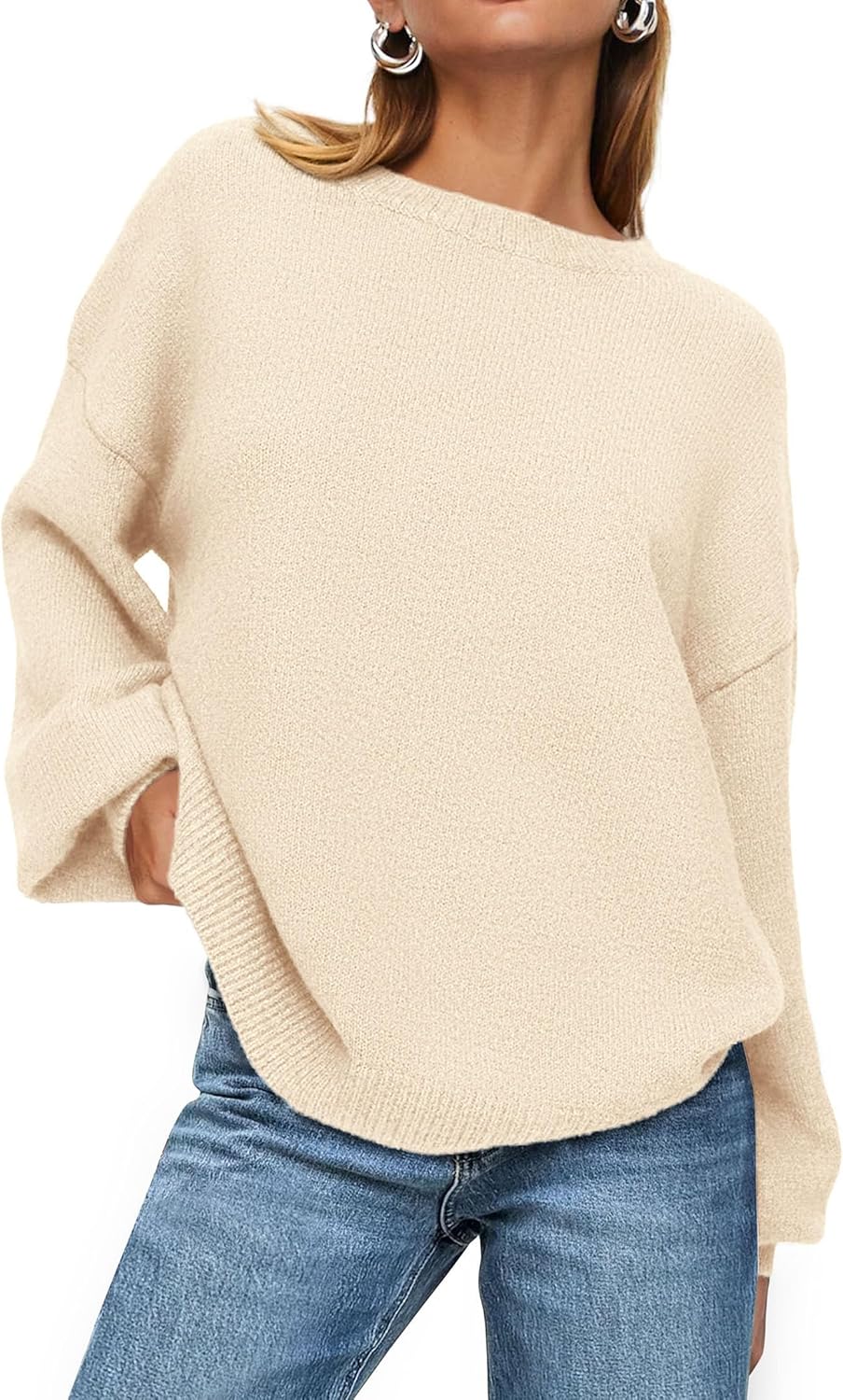 PRETTYGARDEN Women's Casual Crew Neck Pullover Sweater for Fall