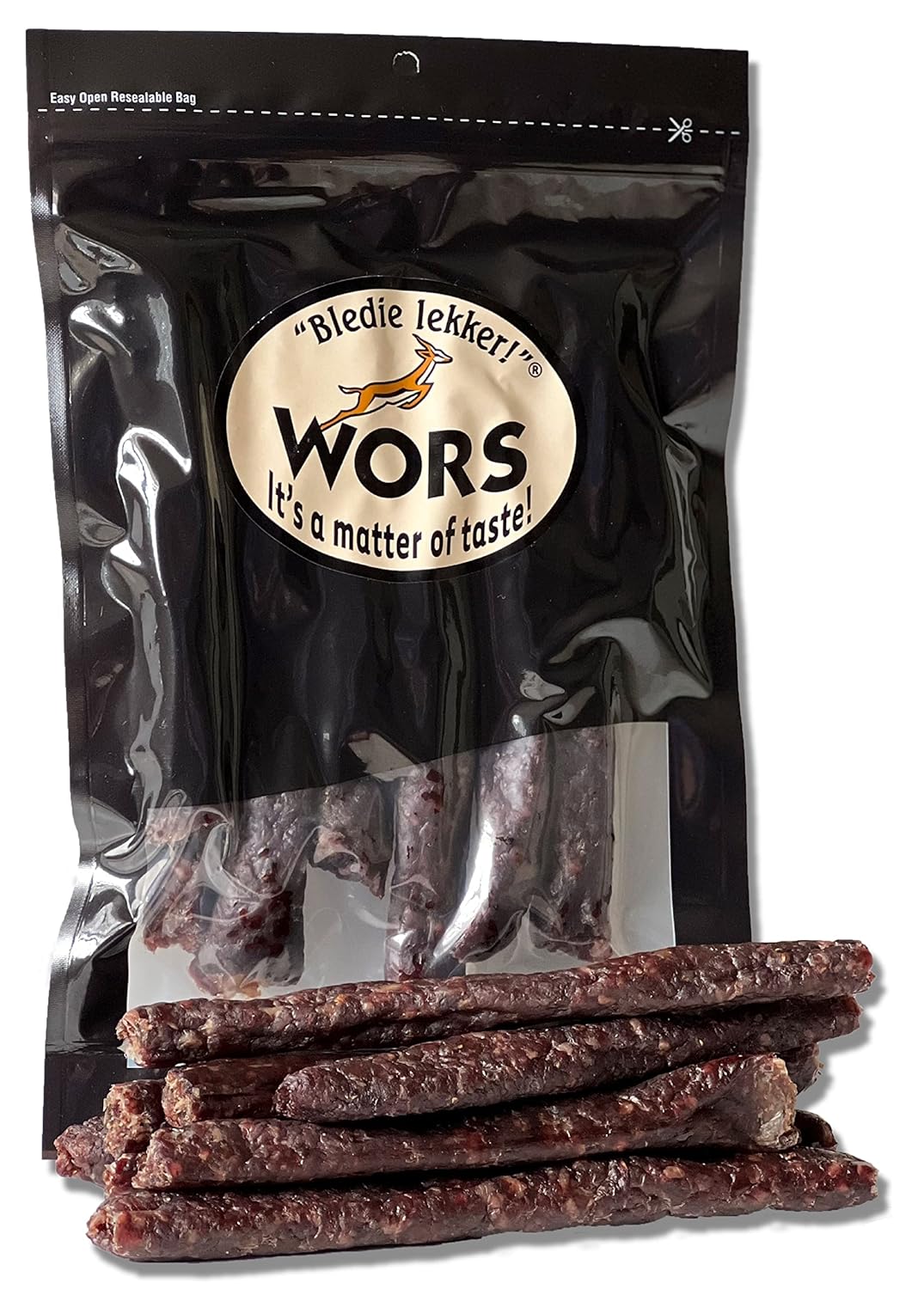 Bledie Lekker Droewors 16oz Resealable Bag - Traditional Snack