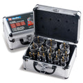 Carbide Hole Saw Kit 20pcs TCT Hole Cutter Set - Durable Metal Cutting